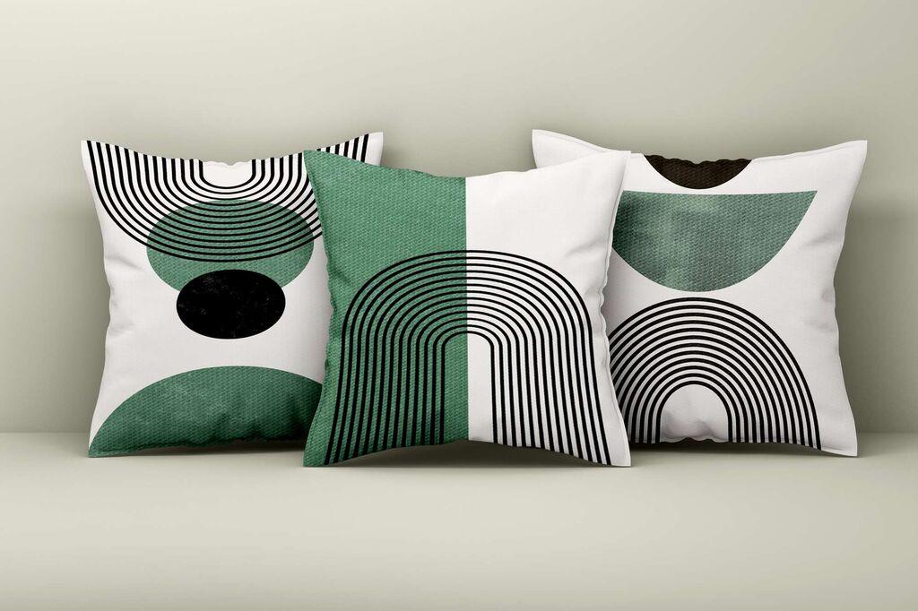 Aberto Design Set dekorativnih jastučnica Asr_plw25-42, 43x43 cm, 3 komada, Šarena