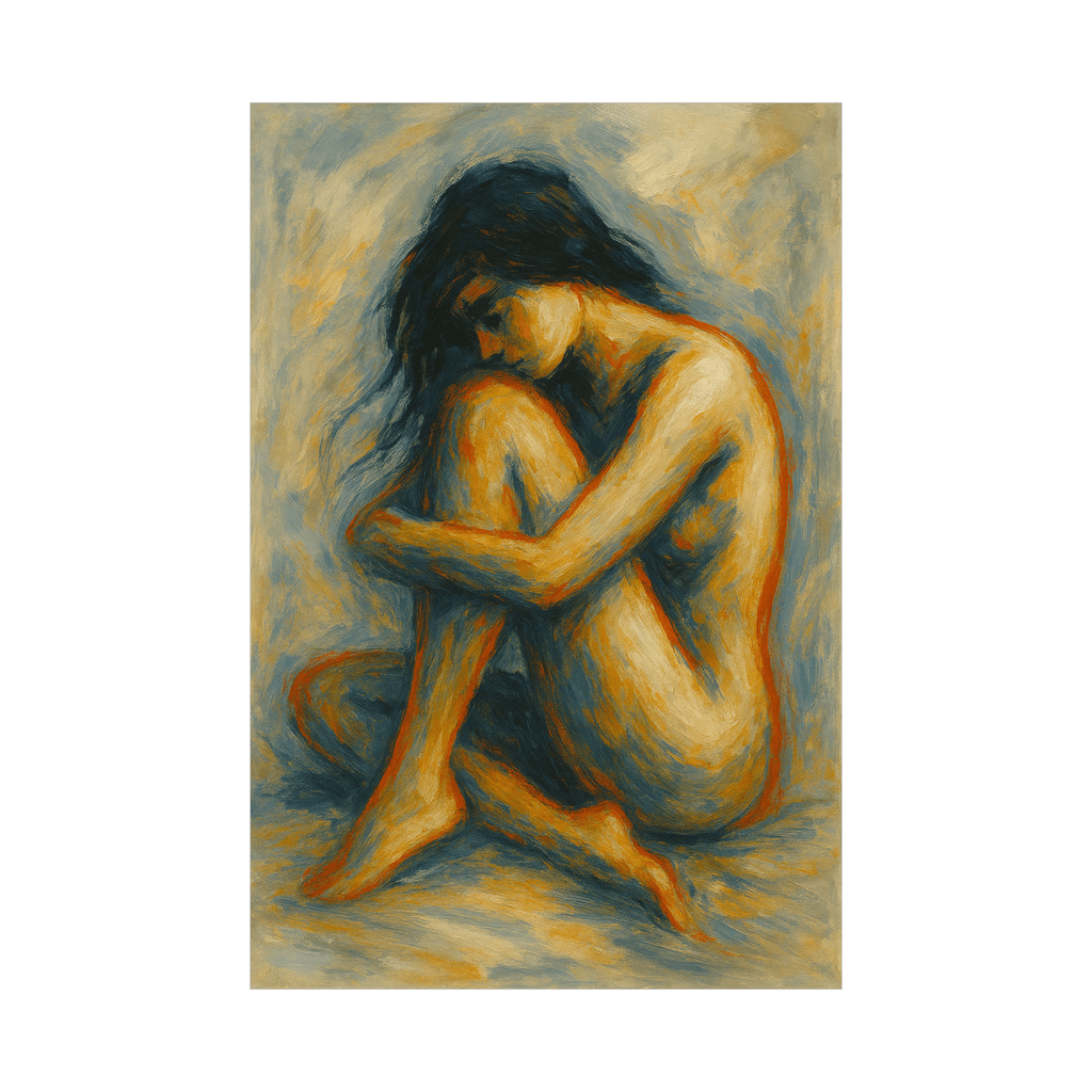 Canvas Slika na platnu Minimalistička ženska figura, 80x120cm