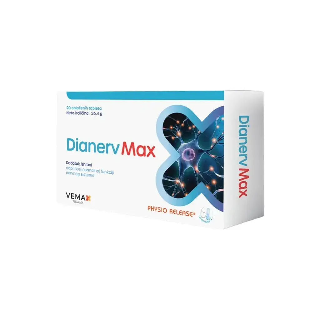 Vemax pharma Tablete Dianerv Max, 20 komada