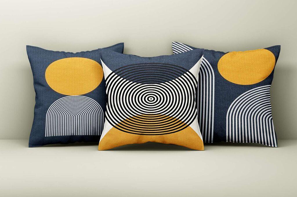 Aberto Design Set dekorativnih jastučnica Asr_plw25-41, 43x43 cm, 3 komada, Šarena