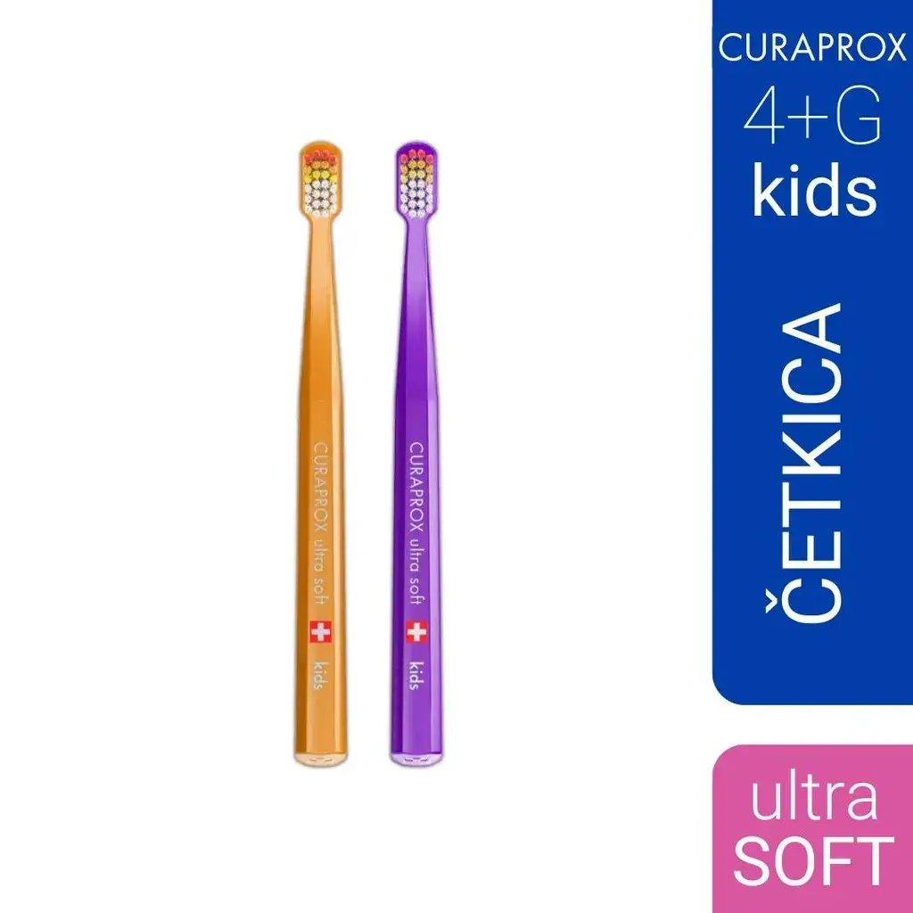 Curaprox Četkica za zube Kids Superheroes, 2 komada