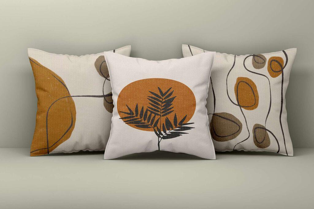 Aberto Design Set dekorativnih jastučnica Asr_plw25-46, 43x43 cm, 3 komada, Šarena