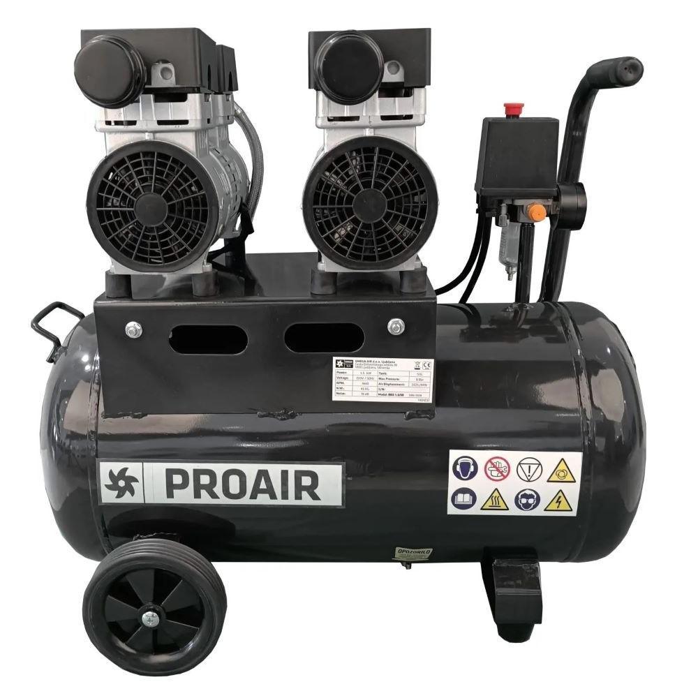 Omega Air Klipni kompresor DPS, Tihi, Bezuljni, 1500 W, 50 l