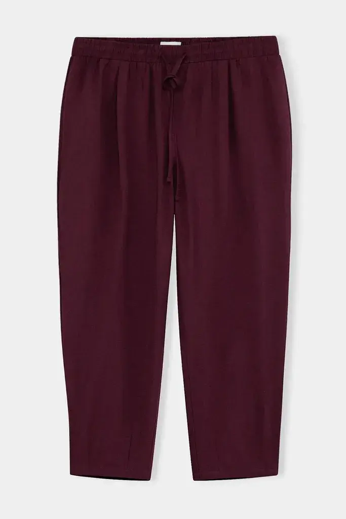 Trendyol Curve Ženske pantalone Tbbss25Ar00001, Ljubičaste