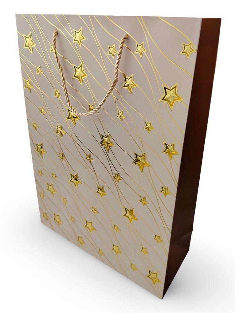 Ukrasna kesa sa zlatnim zvezdicama, Velika, 30x41,5x12