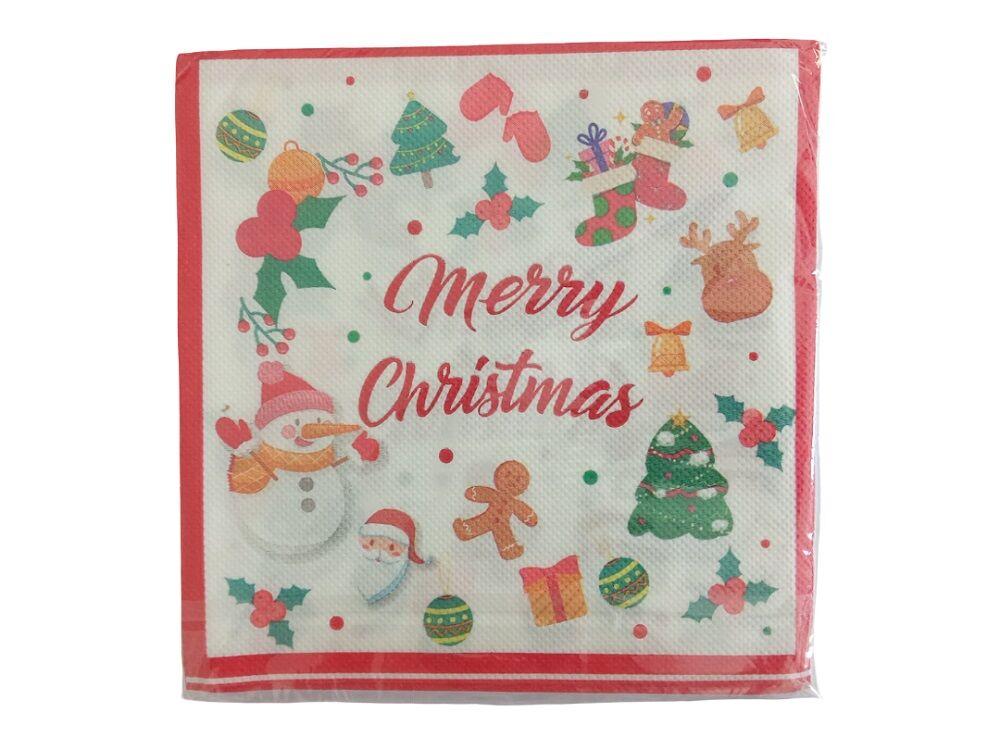 Dekor salvete Merry Christmas