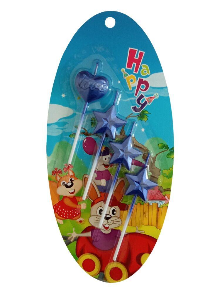 Party Rođendanske svećice  u obliku zvezde