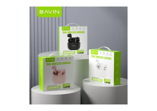 Bavin Slušalice Wireless, Earbuds, Crne