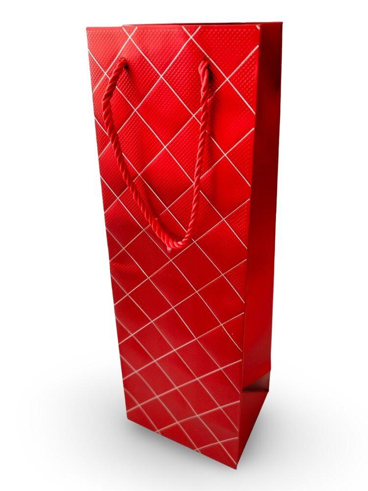 Ukrasna kesa za piće Crvene kocke, Mala, 12x35x9