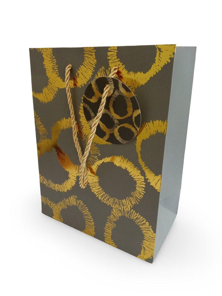 Ukrasna kesa sa zlatnim krugovima, Mala, 18x23x10