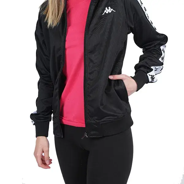 Kappa Ženski gornji deo trenerke 222 Banda Wanniston Slim, Crni