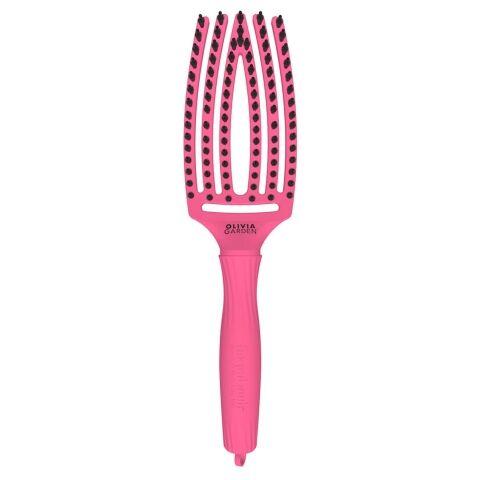 Olivia Garden Četka za raščešljavanje kose Fingerbrush M, Roze