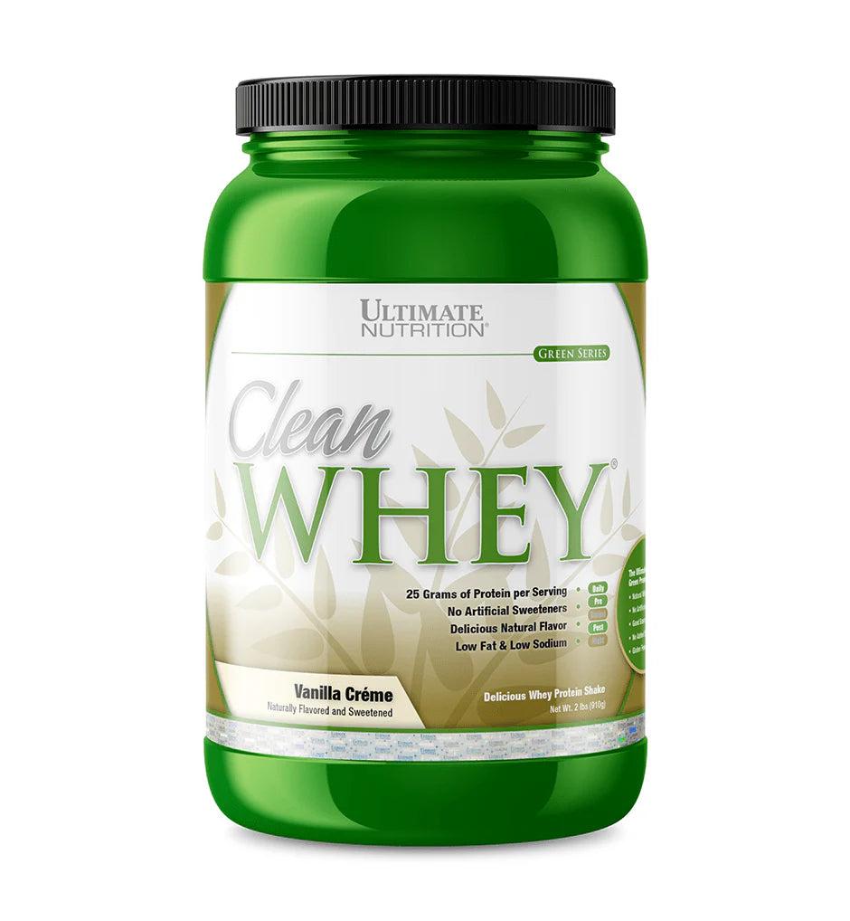 Ultimate Nutrition clean whey, Vanila, 910g