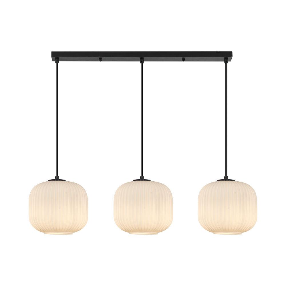 Braytron Dekorativna visilica BRY-S009S-3H-1xE27-OPL-CRNI