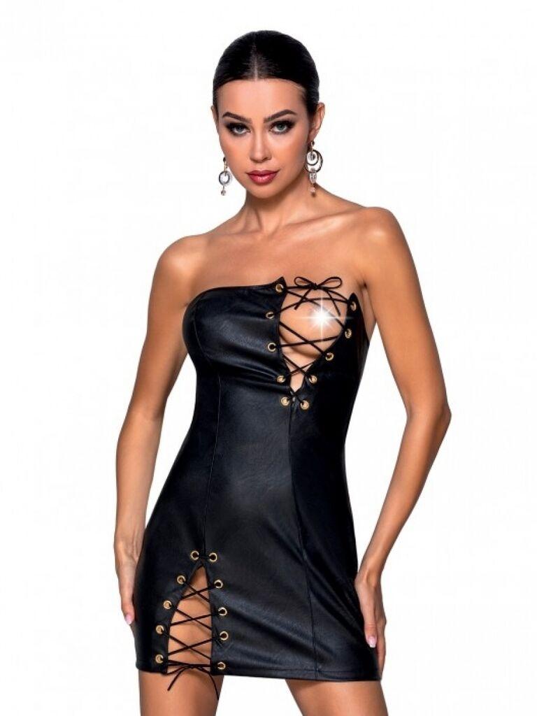 Ženska sexy haljina Celin, Crna