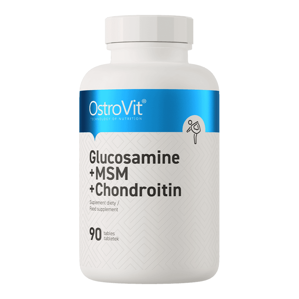 OstroVit Glucosamine + MSM + Chondroitin, 90 kapsula