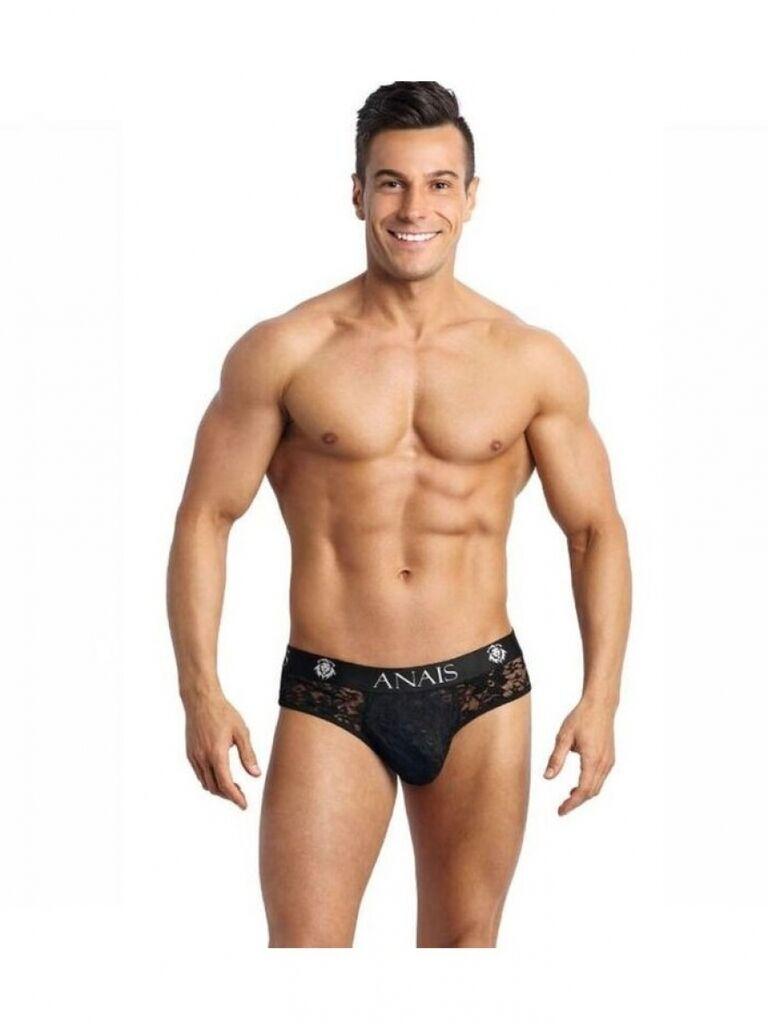 Muški sexy veš Romance String, Crni