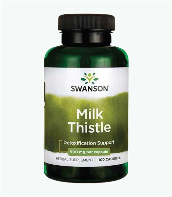 Swanson Milk Thistle, 500mg, 100 kapsula