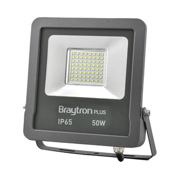 Braytron LED reflektor BRY-FLOOD-SL-50W-GRY-3000K-IP65