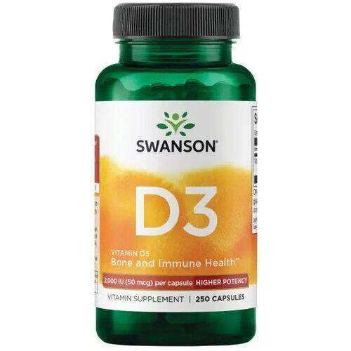 Swanson Vitamin D3, 250 kapsula
