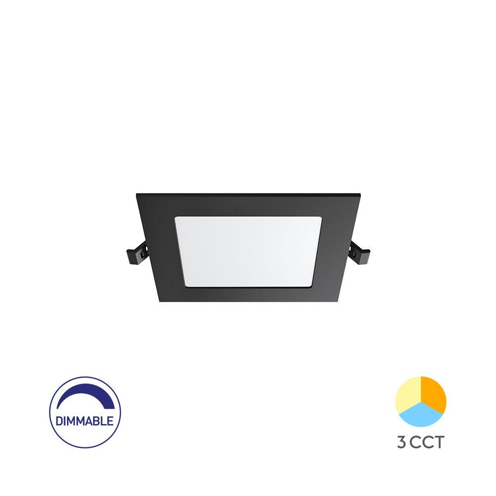 Braytron Ugradni LED panel BRY-SMD-CSP-4W-KOCKA-DIMABILNI-3INC-CRNI-3U1