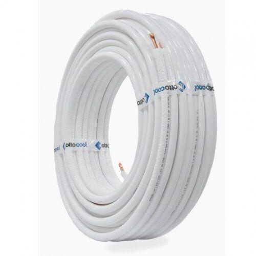 Set bakarna cev izolovana Ecutherm, 6.35 + 9.52 x 0.8 Twin set