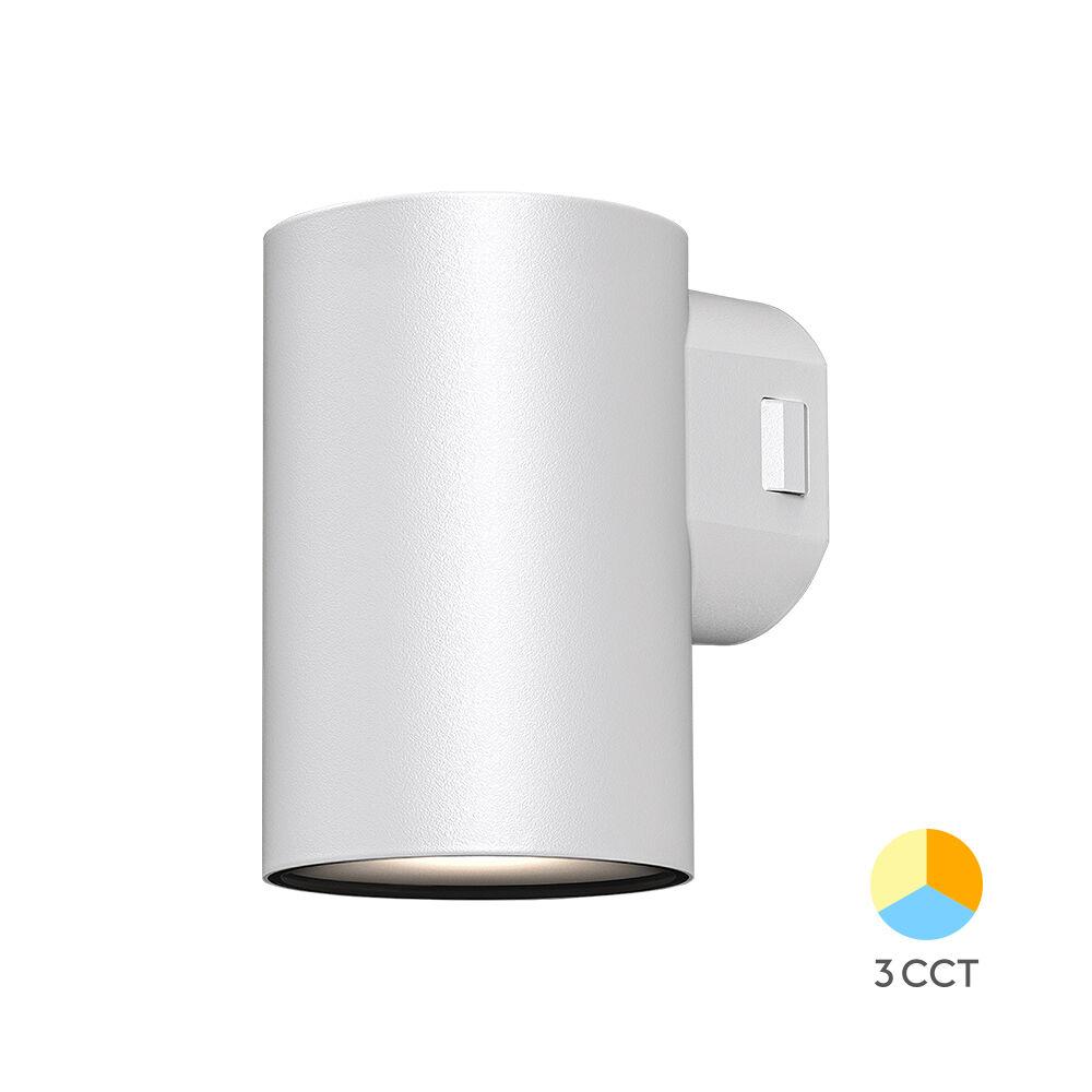 Braytron Zidna baštenska svetiljka BRY-VEKTA-D-WL.1-BELA-1x9W-3U1-IP65