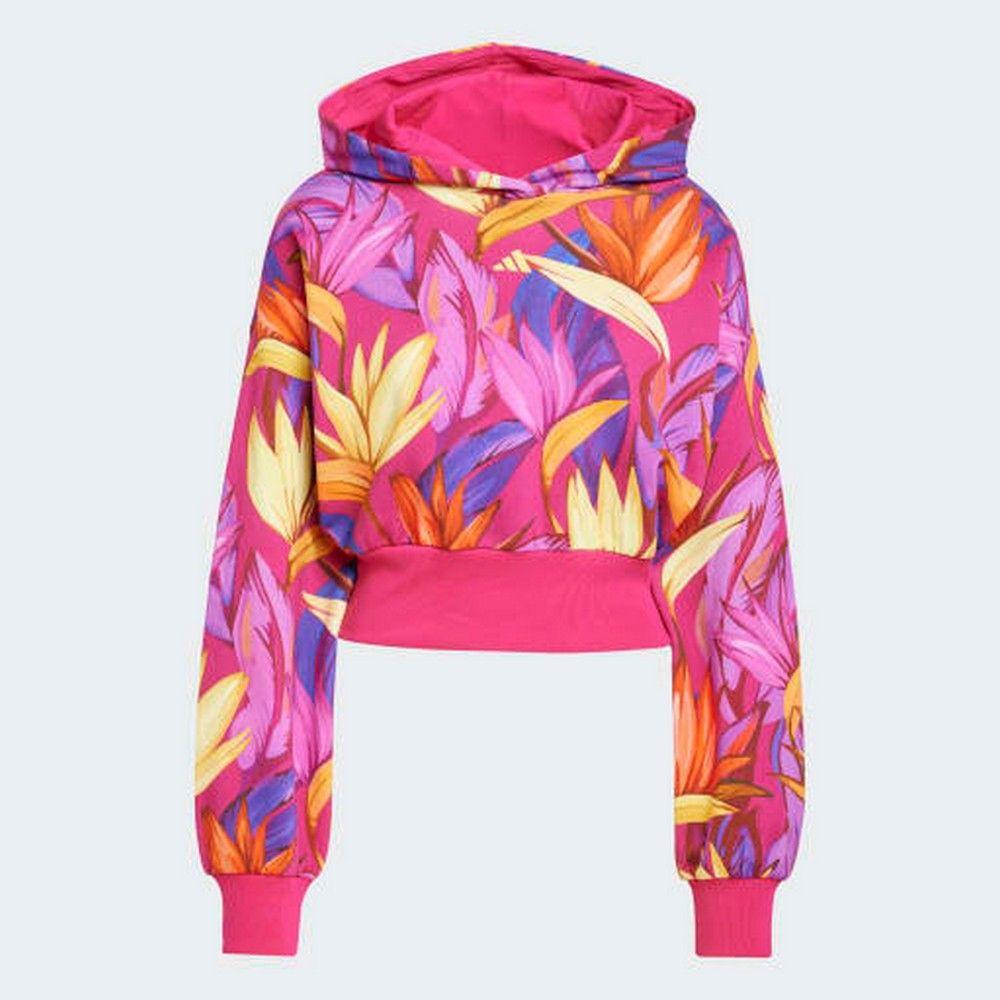 Adidas Ženski duks sa kapuljačom Farm, Roze
