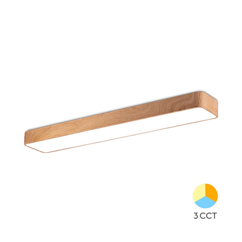 Braytron LED plafonjera BRY-BLADE-LN-PRAVOUGAONA-DRVO-45W-3U1