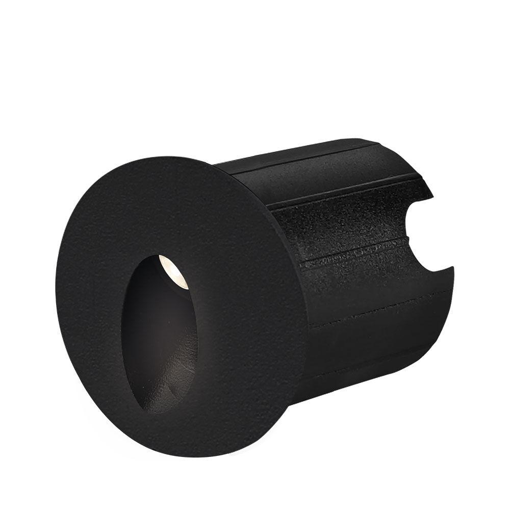 Braytron Zidna baštenska svetiljka BRY-A-OKRUGLA-CRNA-2W-3000K-IP65