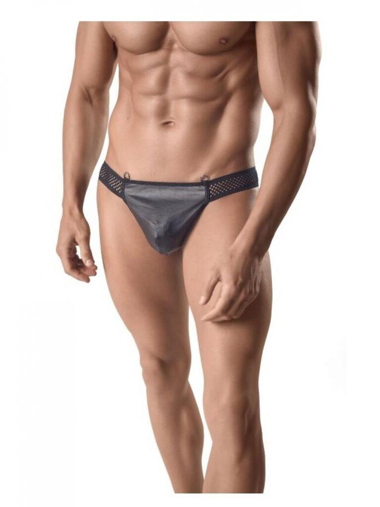 Muške sexy tange Ares string 1, Crne