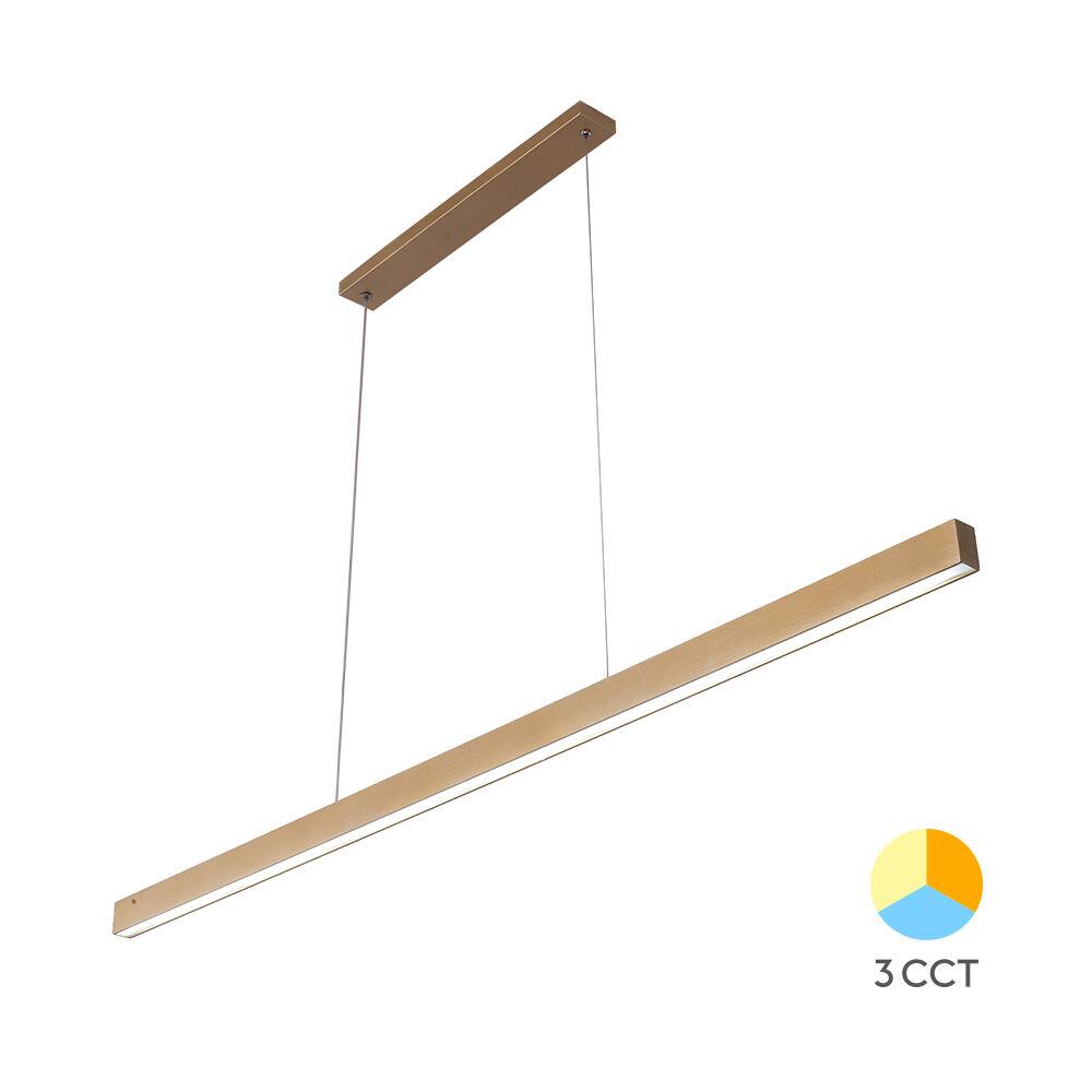 Braytron LED visilica BRY-LINA-LN-2540-ZLATNA-30W-3U1