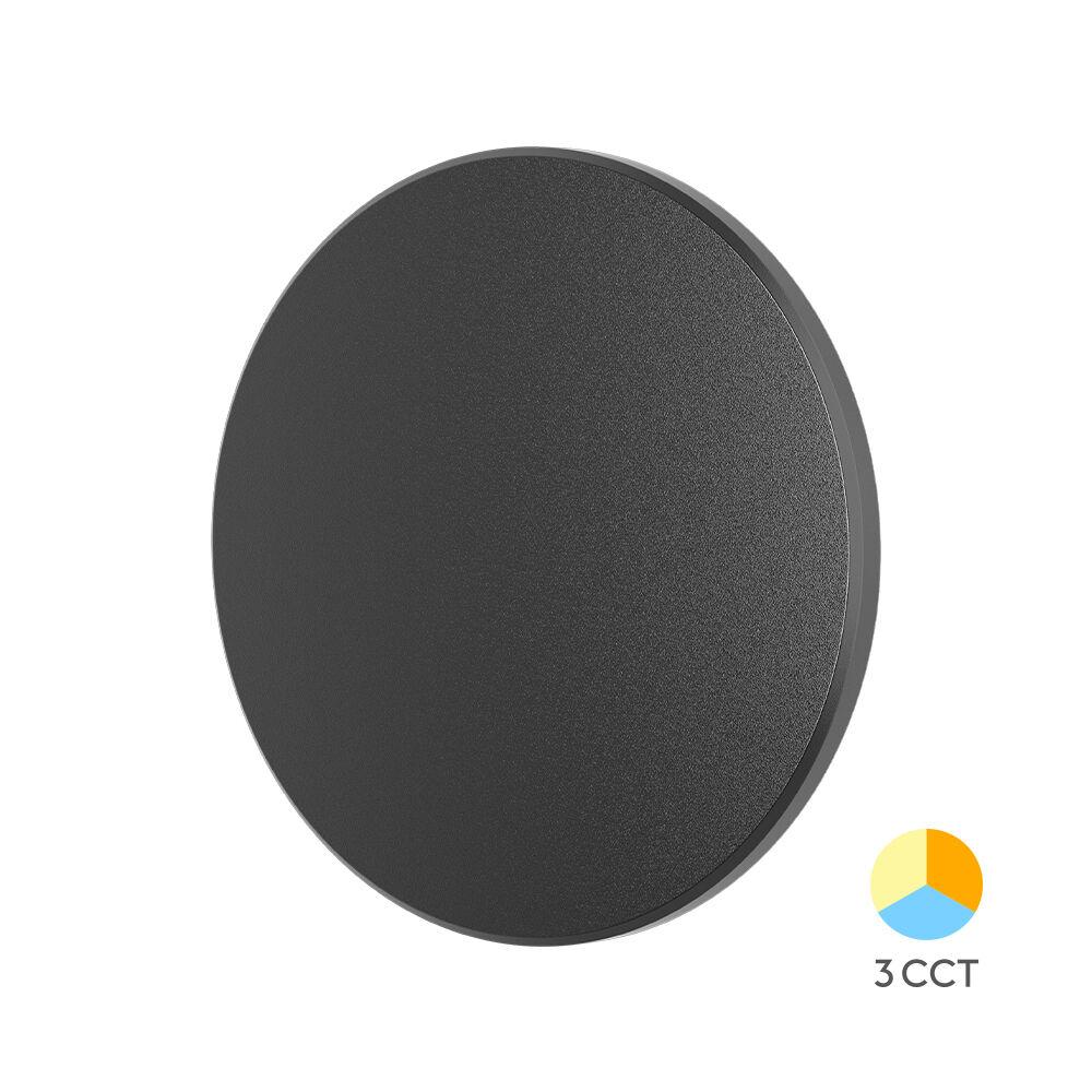 Braytron Zidna svetiljka BRY-PALERMO-S-KRUG-CRNA-10W-3U1-IP65