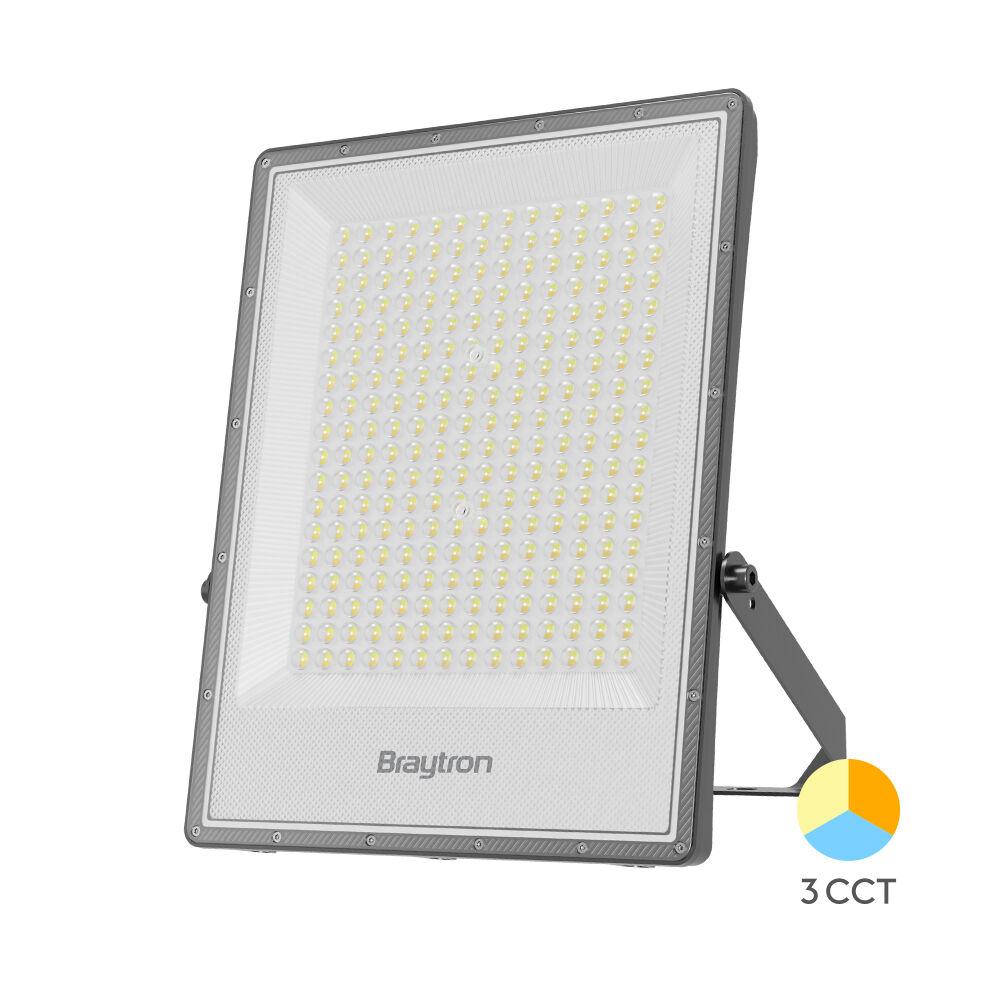 Braytron LED reflektor BRY-FLOOD-PF-200W-GRY-3IN1-IP65