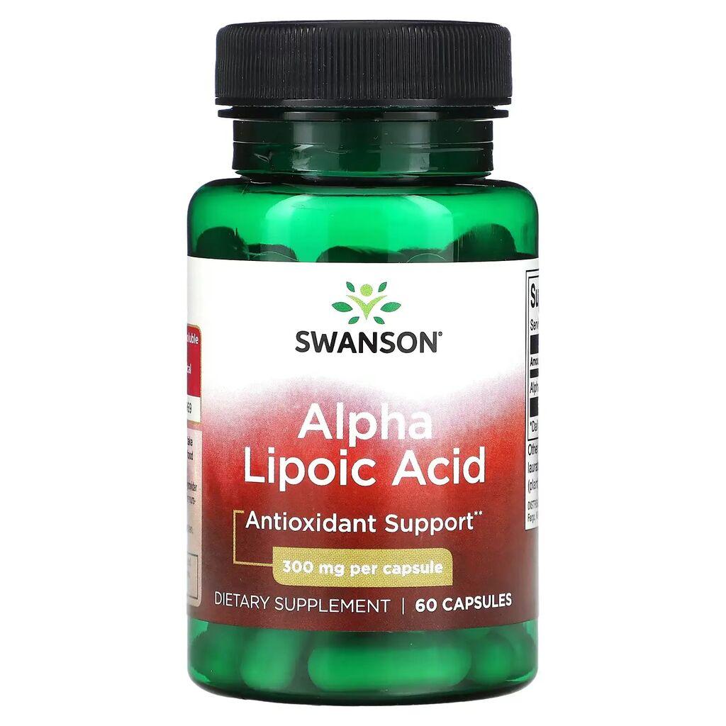 Swanson Alpha Lipoic Acid, 300mg, 60 kapsula