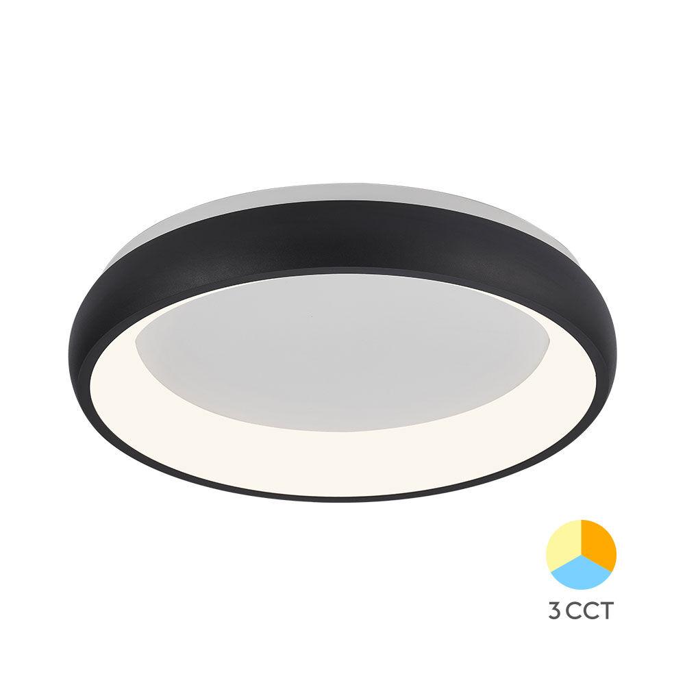 Braytron LED plafonjera BRY-BELLA-MLS-SR-OKRUGLA-CRNA-36W-3U1-IP20
