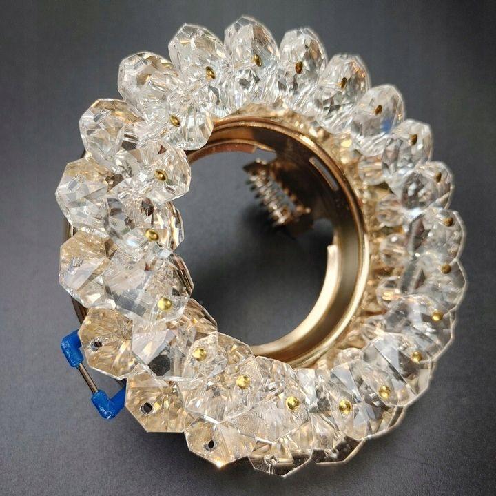 Ugradna Kristalna rozetna, Zlatna boja