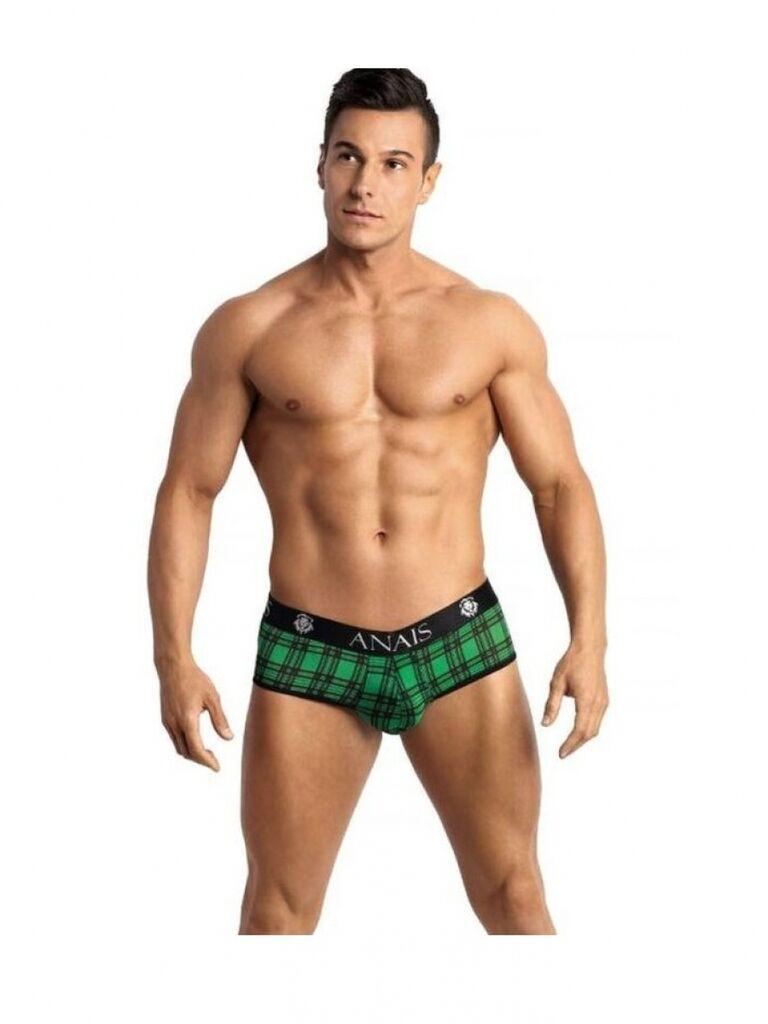 Muški sexy veš Sexy Magic Jock, Zeleno-crni