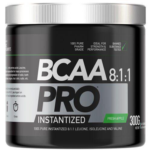 Basic Supplements Bcaa Pro 8:1:1, Jabuka, 300g
