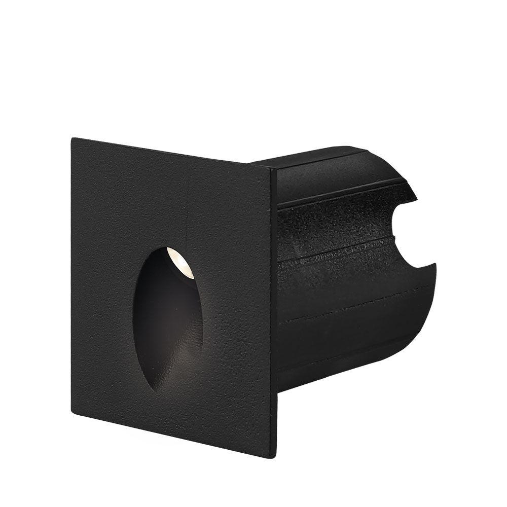 Braytron Zidna baštenska svetiljka BRY-A-KVADRATNA-CRNA-2W-3000K-IP65