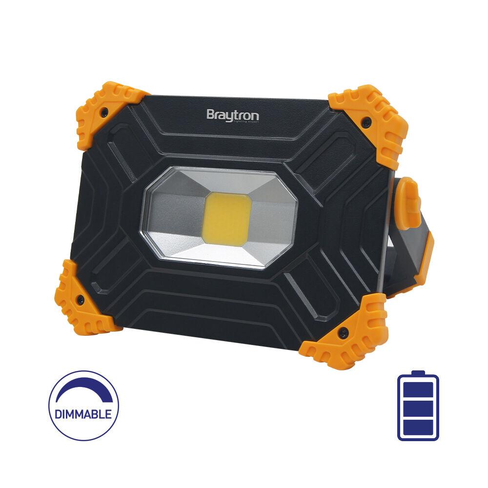 Braytron LED punjivi reflektor BRY-WLB20-CRNI-20W-6500K