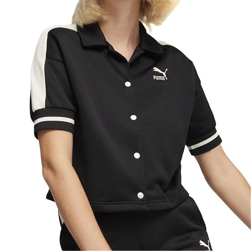Puma ženska T7 јakna za fanove, crna