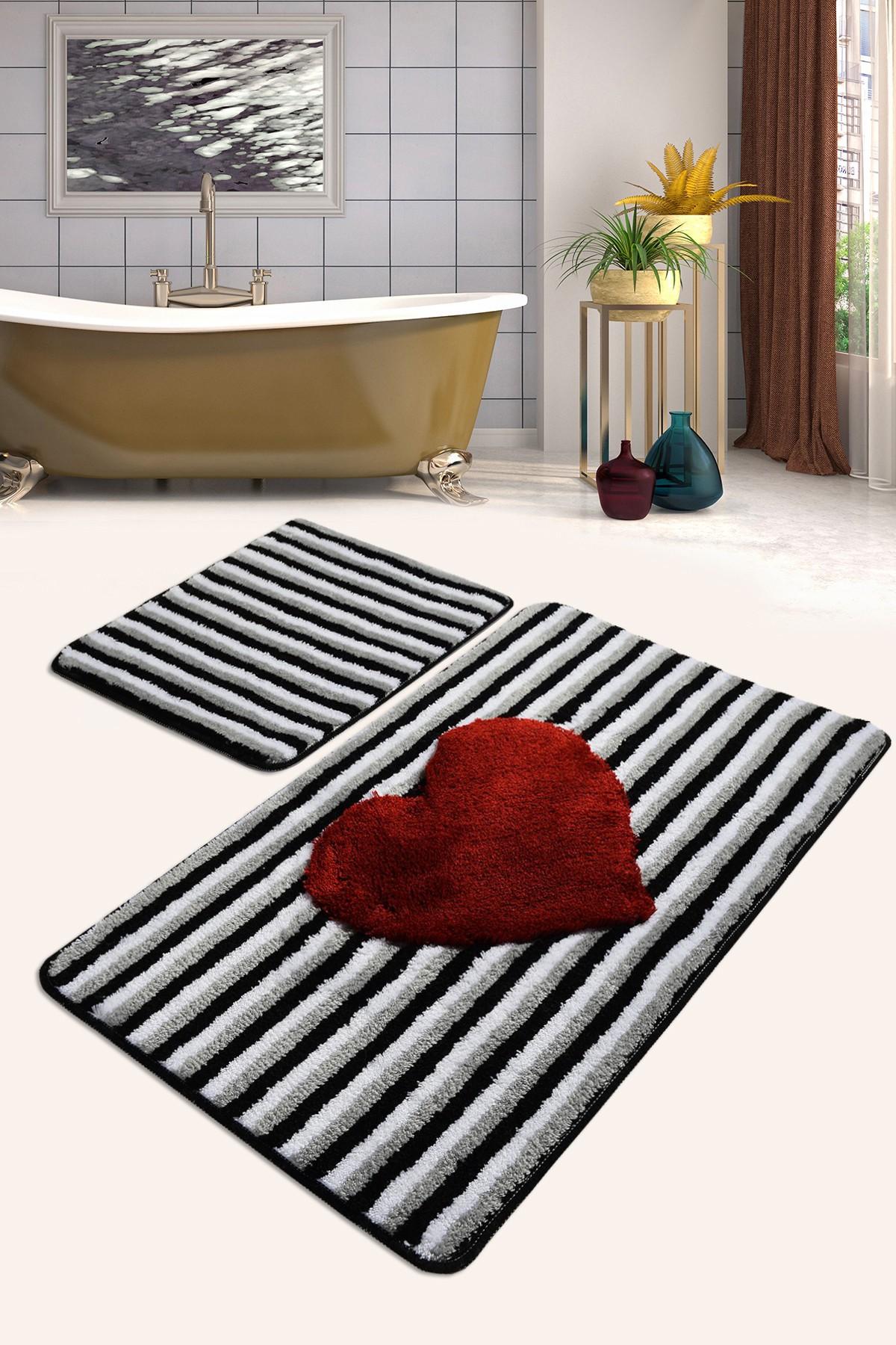 L'essentiel Maison Set 2 prostirke za kupatilo Šareni