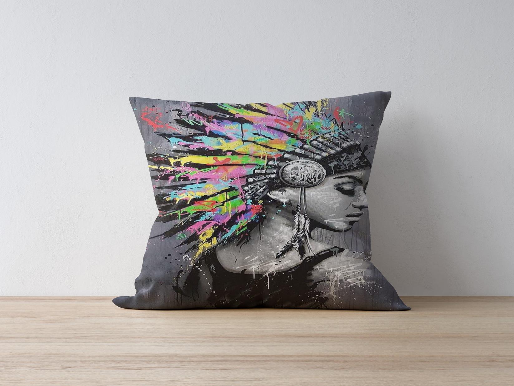 Aberto Design Jastučnica 43x43cm Šarena