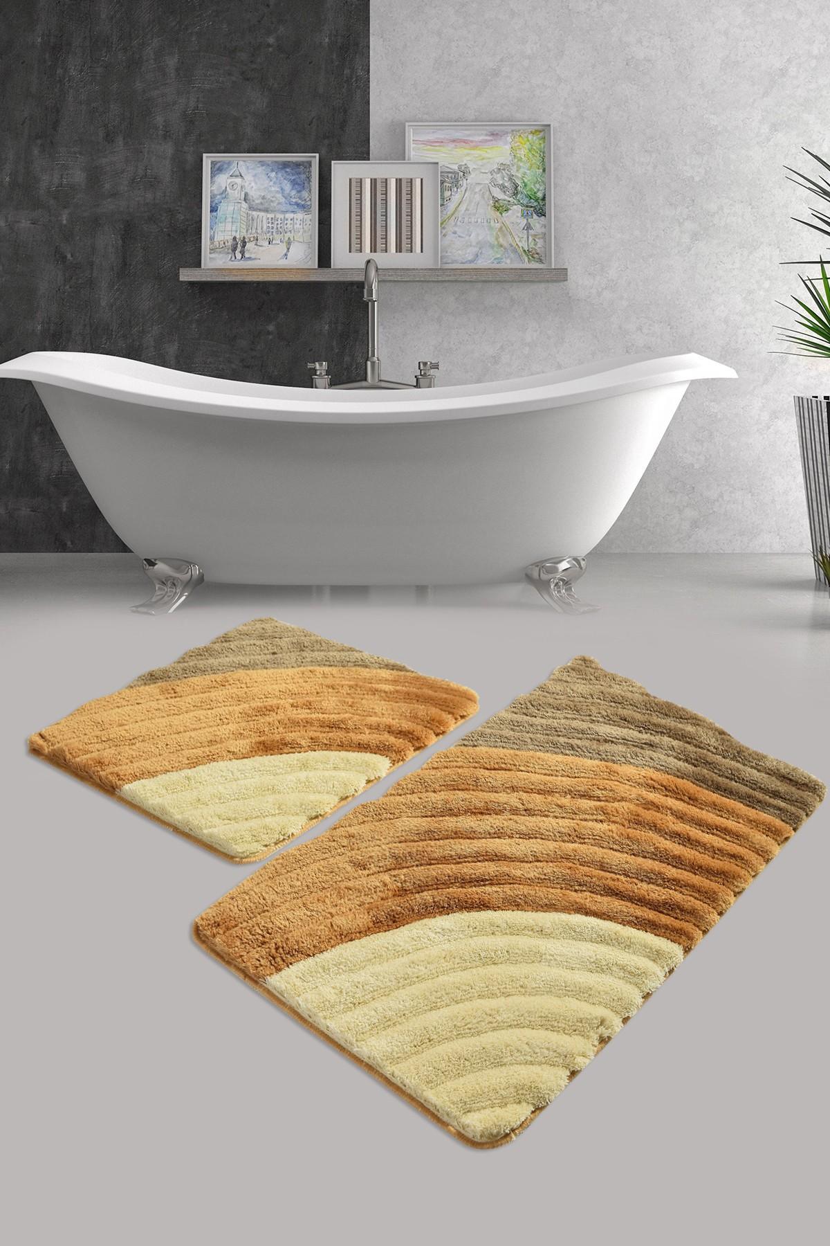 L'essentiel Maison Set 2 prostirke za kupatilo Šareni