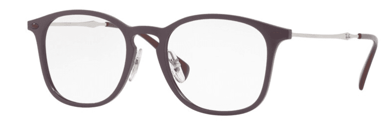 Ray Ban Okvir za naočare Titanium 0RX8954 803150, Bordo