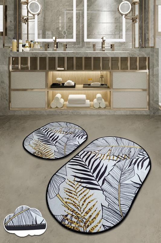 L'essentiel Maison Set 2 prostirke za kupatilo Šareni