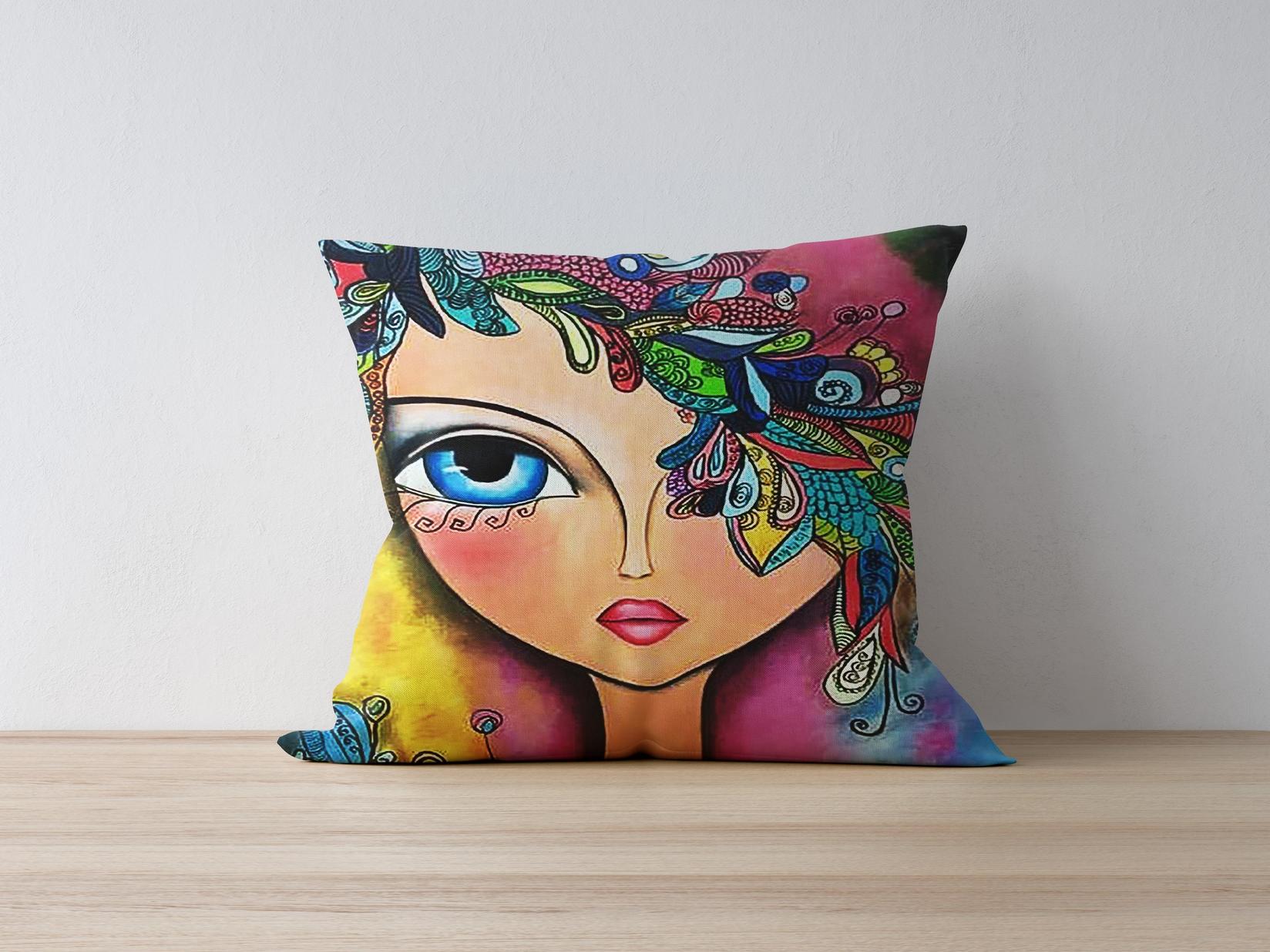 Aberto Design Jastučnica 43x43cm Šarena