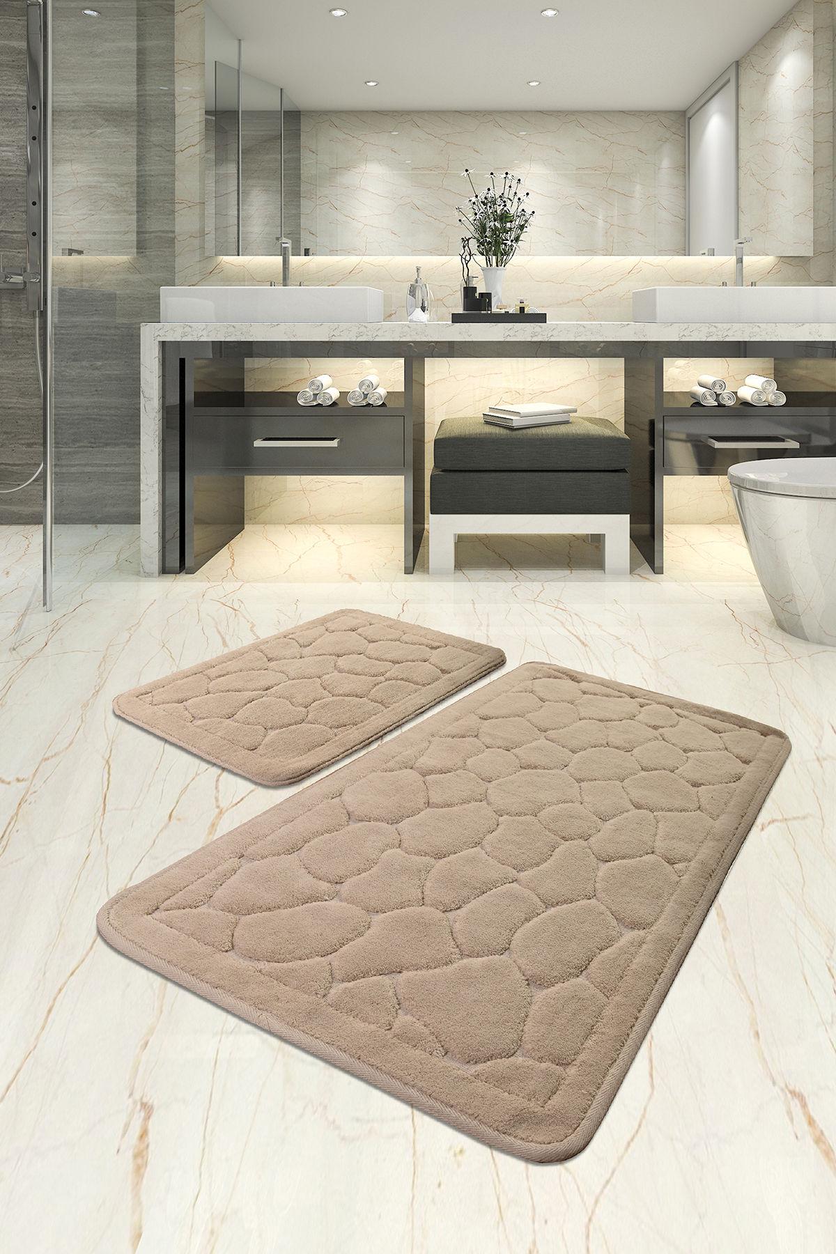 L'essentiel Maison Set 2 prostirke za kupatilo Šareni