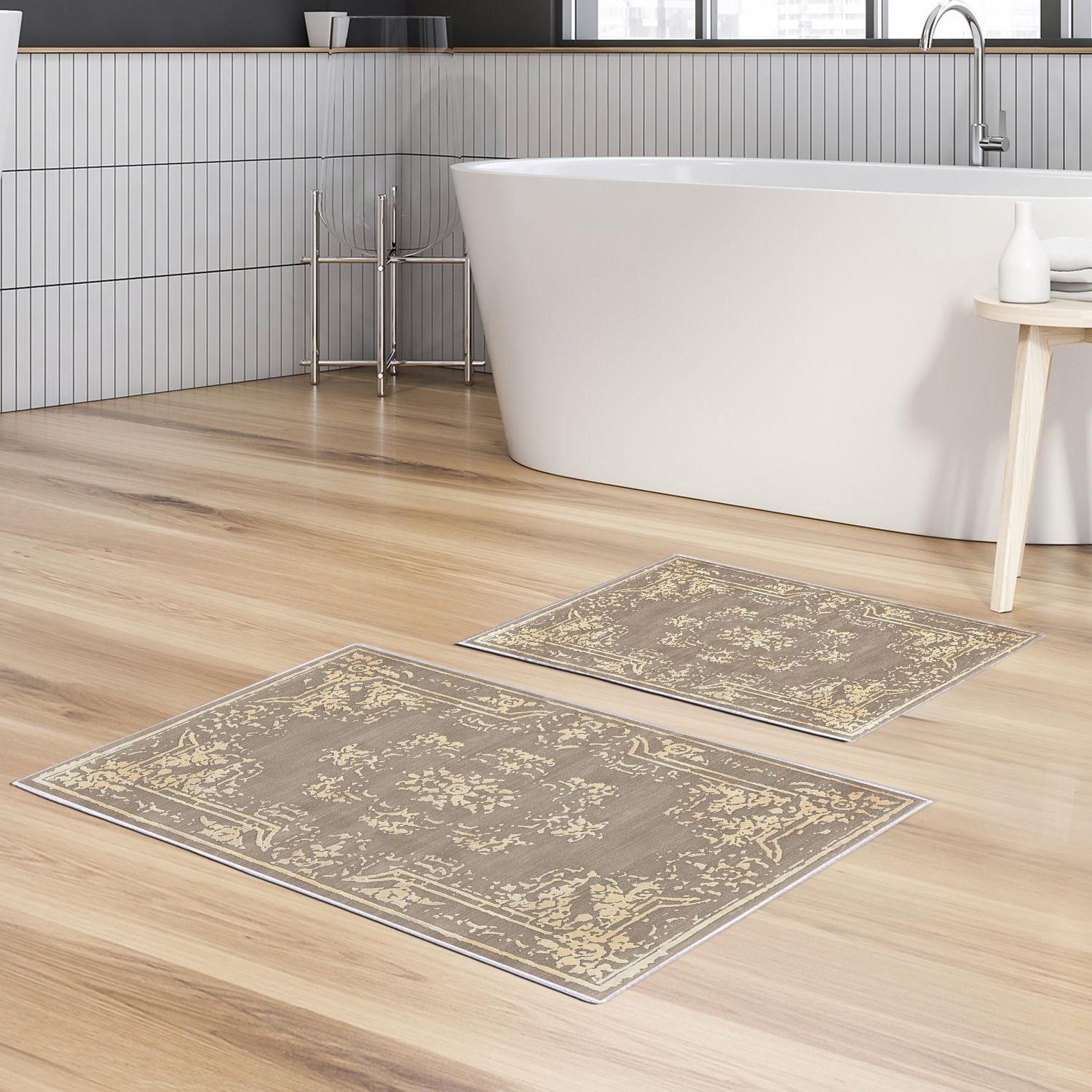 L'essentiel Maison Set 2 prostirke za kupatilo Šareni